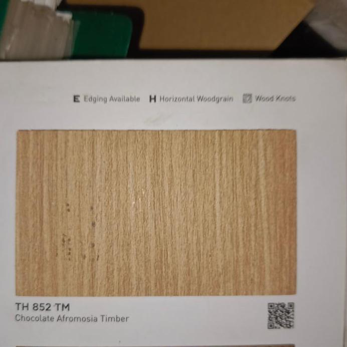 HPL Taco TH 852 TM chocolate afromosia timber