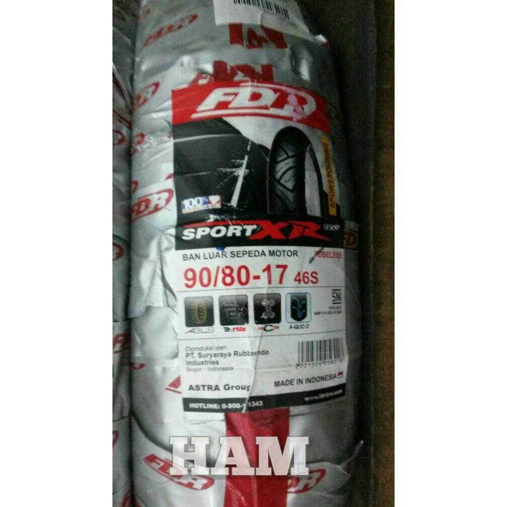 ban luar 90 80 17 dan 120 70 17 fdr sport xr tubeless