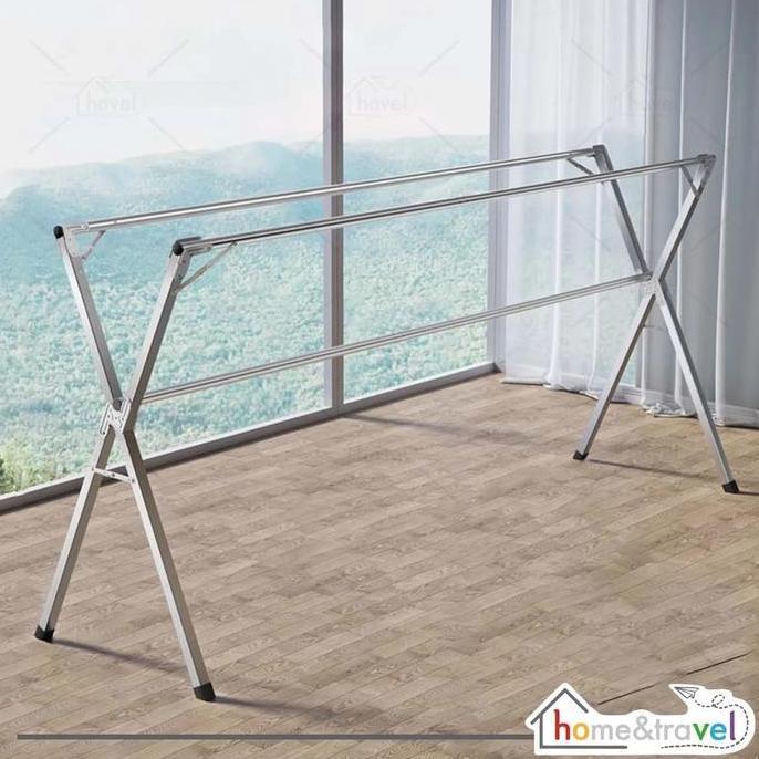 ORIGINAL Rak Jemuran Baju Outin Stainless Steel Jemuran Baju Lipat Import READY STOCK