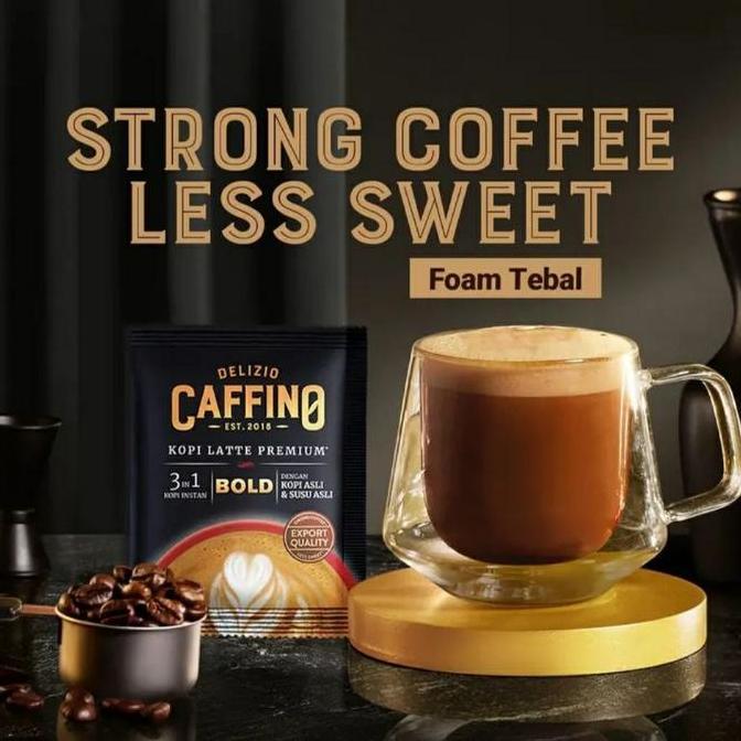 Ready Caffino Bold 30gr per 2 renceng - cafino bold kopi instan latte premium 3in1 bold