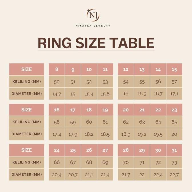 Nikayla Jewelry - Cincin Tunangan Perak Couple Murni Asli Elegant Silver 950 - Couple Rings