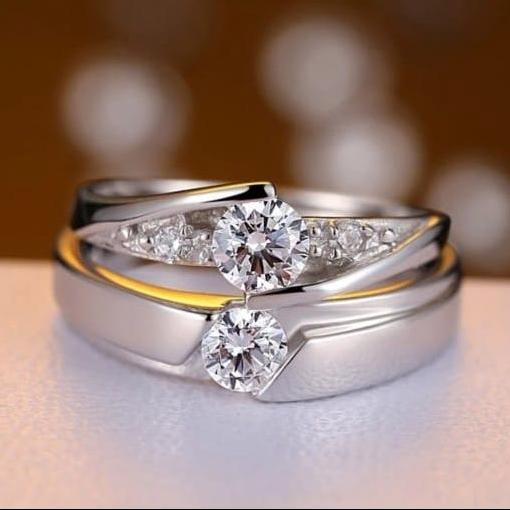 CINCIN MATA EMAS PUTIH COUPLE