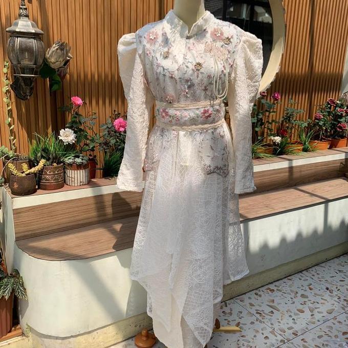 Beachylooks Top Lebaran Outfit Raya Kebaya Kondangan Wisuda Janggan Kaluna atasan simple elegant