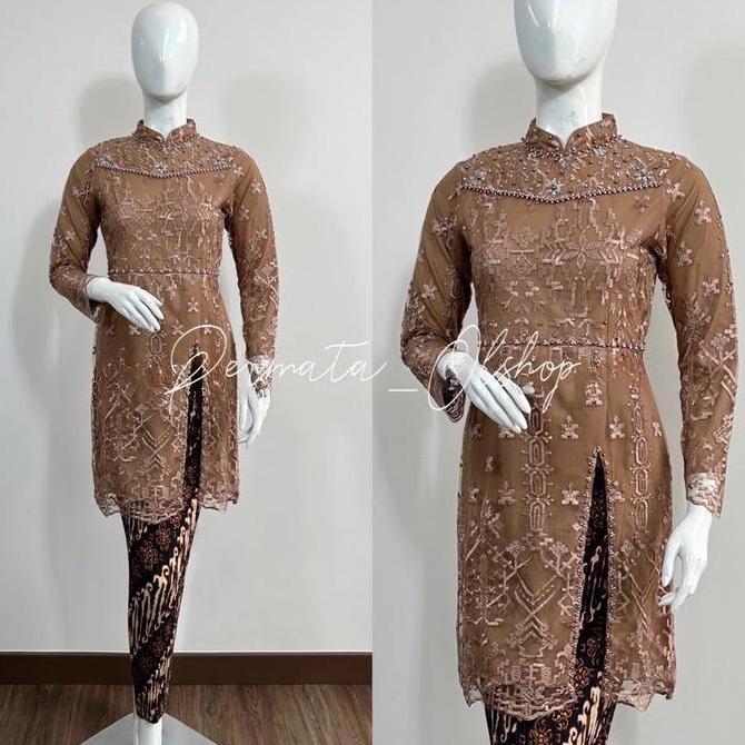 Permata Olshop / Kebaya Wisuda Payet Mewah / Kebaya Modern / Kebaya Kondangan / Kebaya Lamaran / Keb