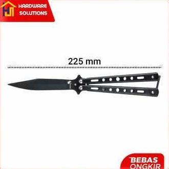ZAVAGO KNIFEZER Pisau Lipat Folding 3 Color CS Go Balisong Hunting Knife - C3