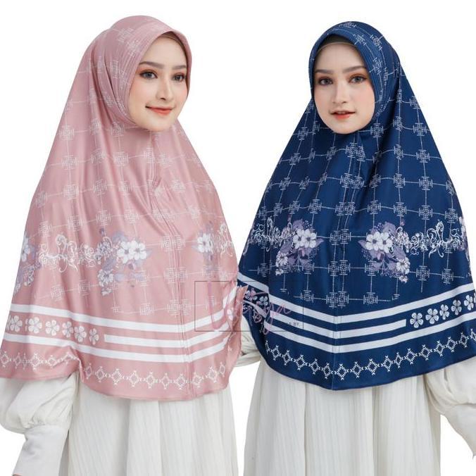 [Bergo Jumbo] Jilbab Instant Daily Hijab Bergo Syari Motif Terbaru