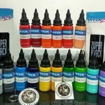 Tinta Tato Intenz Original Usa Set 7 Warna Kualitas Terbaik Harga Termurah
