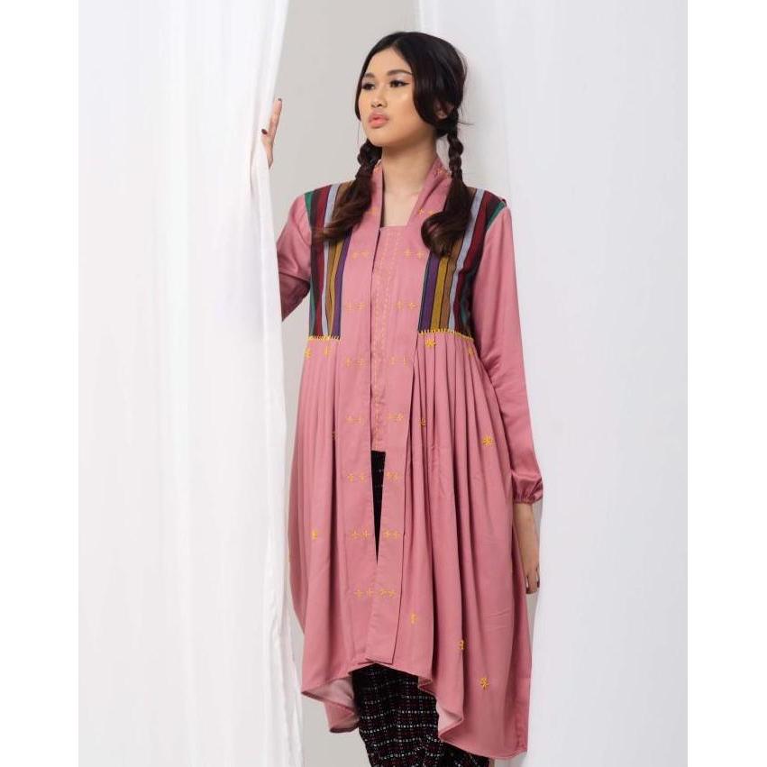 Lembayung Kebaya Atasan Wanita Rose Pink