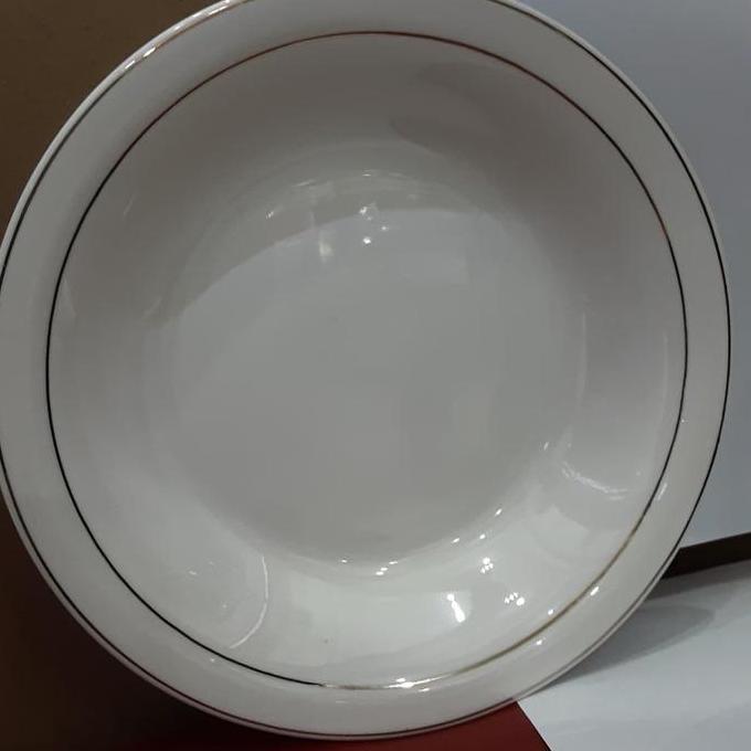 Murah !!! Piring Keramik Putih 23Cm Piring Makan Keramik Isi 2 Pcs