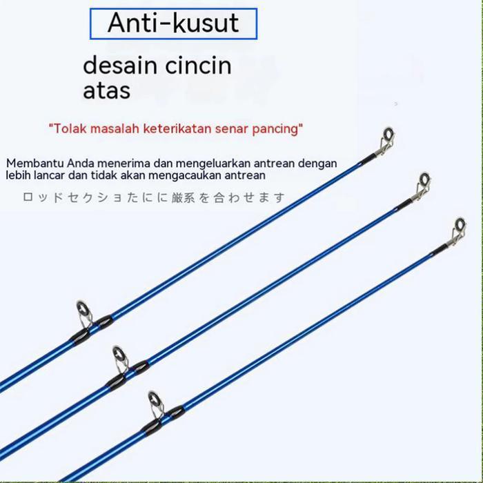 Shimano Set Joran Pancing Nx2000-Nx7000 2025 Joran Logam Serat Karbon 1.8M-3.0M Umpan Olahraga Luar 