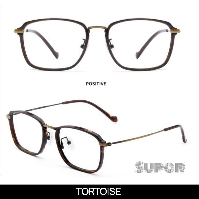 Frame kacamata minus Retro Titanium FF69 Full Frame Progresif bisnis