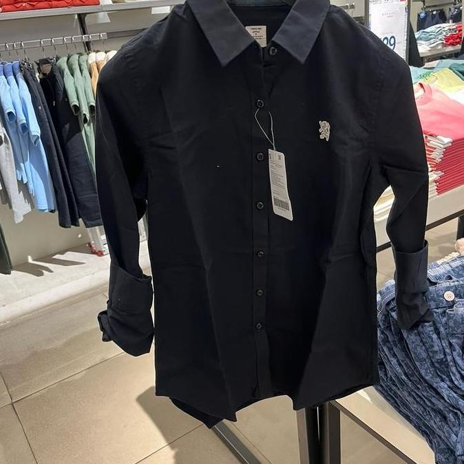 Giordano Women's Cotton Oxford Shirt | Kemeja Giordano orinal wanita