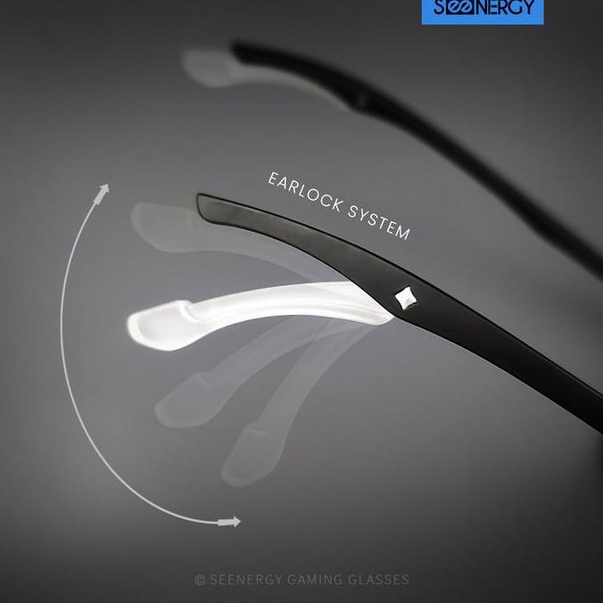 SEENERGY Kacamata Gaming | Hades Midnht Black