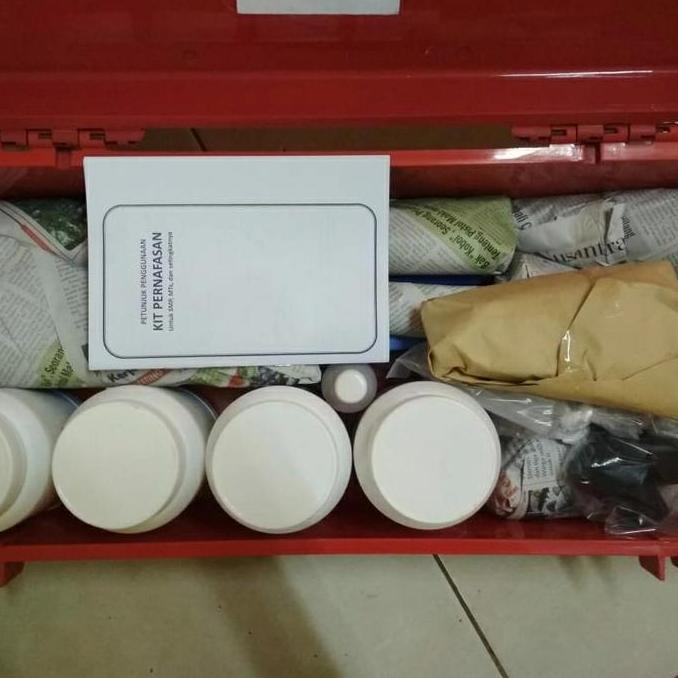 KIT PERNAPASAN/KIT RESPIRASI/alat peraga biologi kit pernafasan 15maca