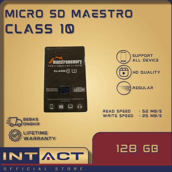 Rhqctwpn73- Microsd Maestro 128Gb Class 10 Memory Card Micro Sd Memory Hp