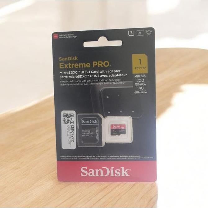 Rhqctwpn73- Micro Sd 1Tb Sandisk Extreme Pro 200 Mb/S Original 1 Tb Microsd Ori Mini Camera Class 10