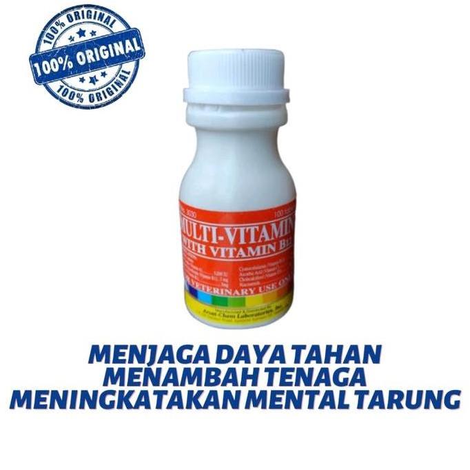Brixd- Multivitamin Ayam & Calcium Lactate Otot Stamina Ayam Import Kalsium -