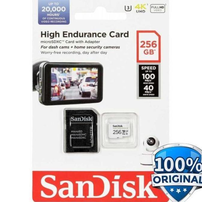 Rhqctwpn73- Sandisk Microsd 256Gb/ Micro Sd 256 Gb High Endurance Video Monitoring