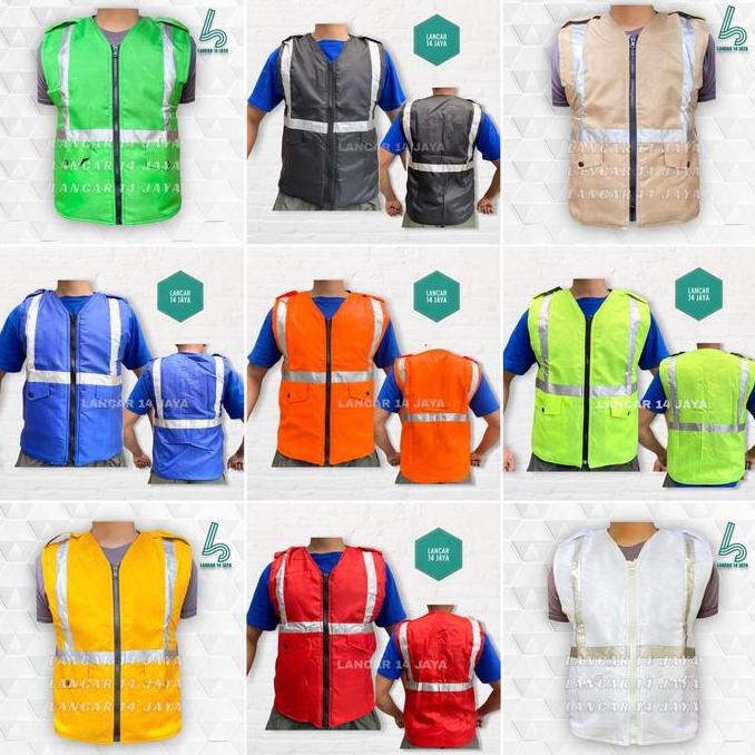 PROMO Rompi Parasit / Parasut - Rompi Safety - Rompi Proyek - Ojek - Rompi Parkir- Rompi Serbaguna -