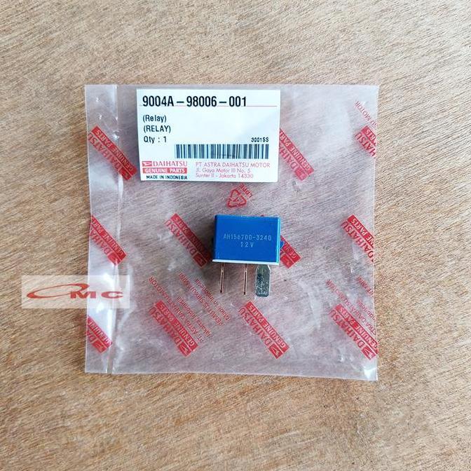 Relay 4 Kaki Relay Denso Biru 156700-3240 12V Xenia Avanza Ayla Agya Rush Grand Max Calya Raize Ori 