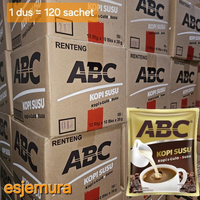 Kopi ABC susu perdus isi 120 sachet