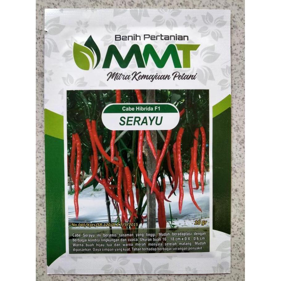 Gaerdenpic- Benih Cabe Merah Keriting F1 Serayu 10 Gram Mmt - Bibit Cabe Keriting F1 Serayu Kriting 