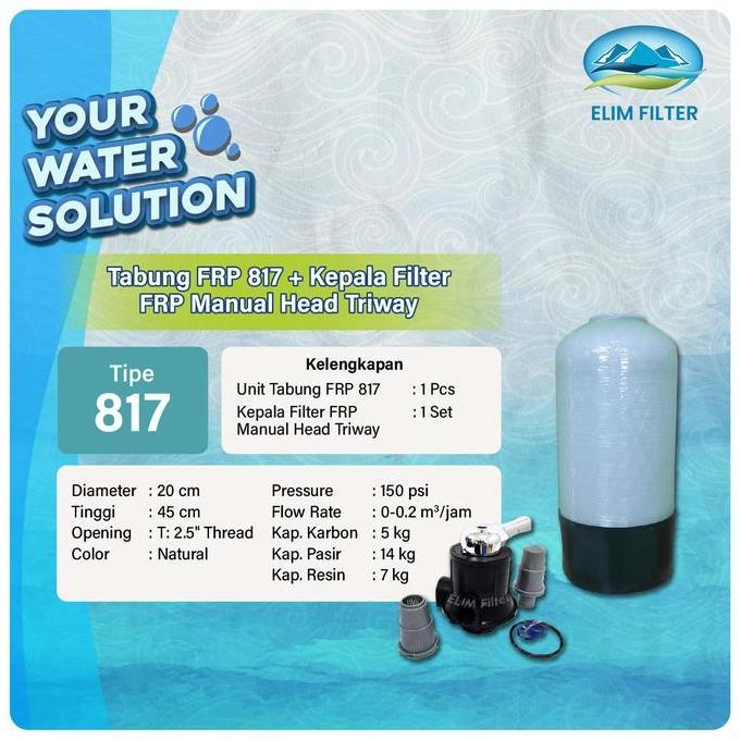 Vajargemilang6 - Tabung Filter Air FRP 817