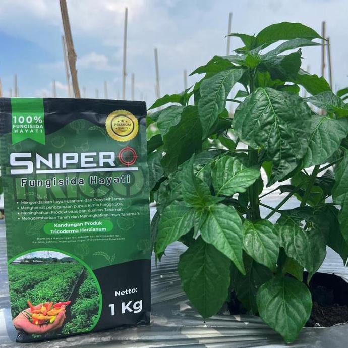 Gaerdenpic- Trico Sniper 1Kg Fungisida Hayati, Bakterisida Hayati, Pupuk Hayati 3 In 1 Pengendali Fu