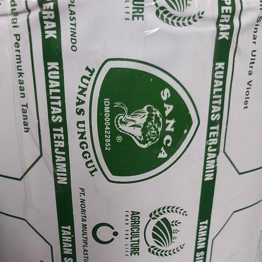 Gaerdenpic- Mulsa Hitam Perak 1 Roll 18Kg / Plastik Mulsa Hitam Perak Mulsa Silver