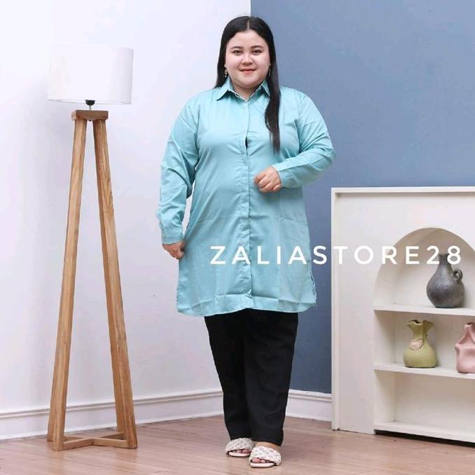 Newrelig- Tunik Putih Wanita/ Tunik Polos Jumbo Wanita Cantik / Tunik Polos Ld 110 Cm / Tunik Polos 