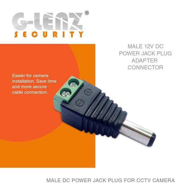 jafriansyah2 - glenz jack dc male connector 1 box isi 5 | konektor jack dc male | 1 box isi 5 pcs | 