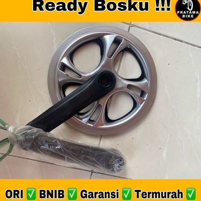 Promo Crank / Gear Depan single 48t Piringan sepeda Lipat Minion CTB Fixie panjang arm 152mm Termura