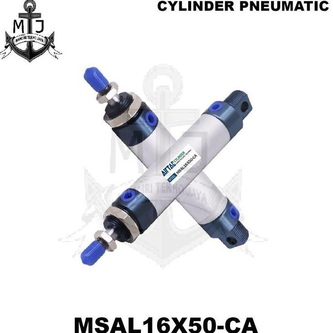 CYLINDER PNEUMATIC SINGLE ACTING MSAL 16X50