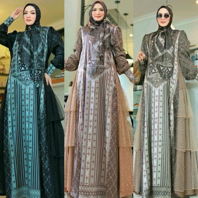 Murah Gamis Syahila Series By Yodizein Syari Indonesia Muslim Wanita