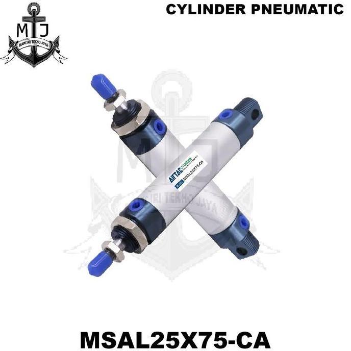 CYLINDER PNEUMATIC SINGLE ACTING MSAL 25X75