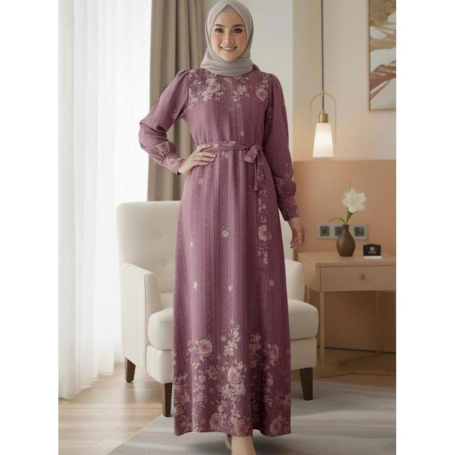 Grosir Gamis Motif Lebaran 2026 Bahan Rayon Diamond Premium