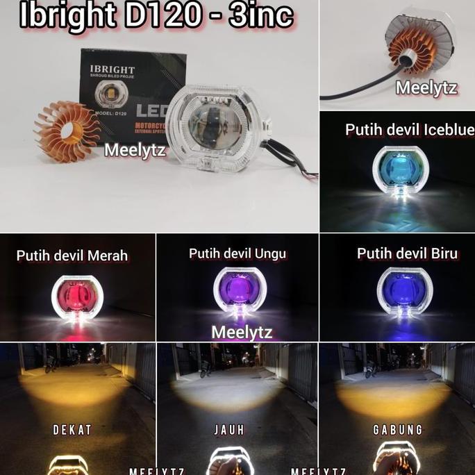 Promo IBRIGHT D120 - Projie Biled  Cut Off 3inc Diskon