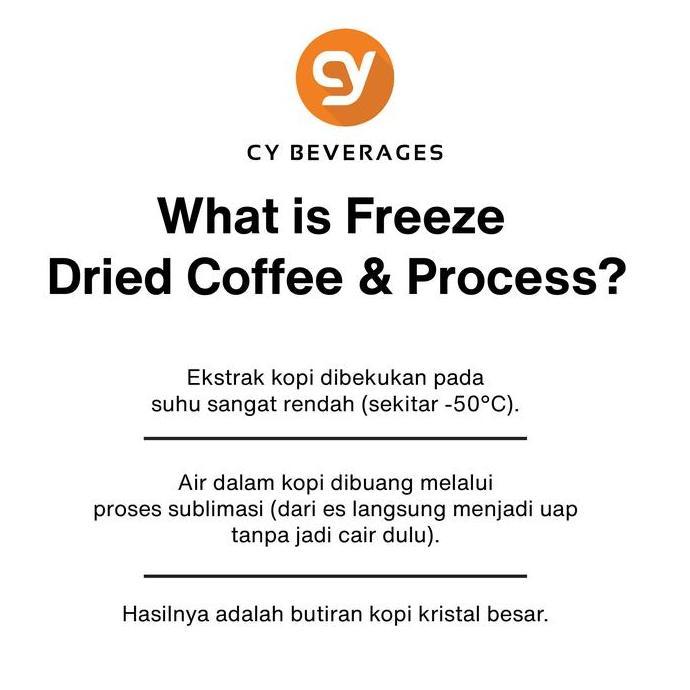 Venomdakar7 - Cy Fine Aroma Freeze Dried Instant Coffee 5G - Kopi Instan