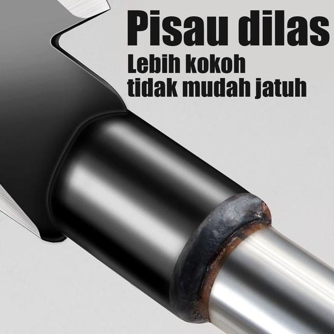 CODFEXON 40/60cm Sabit Pertanian Multifungsi Sabit Kapak Ganda Alat Pemotong Ranting Pohon Alat Pane