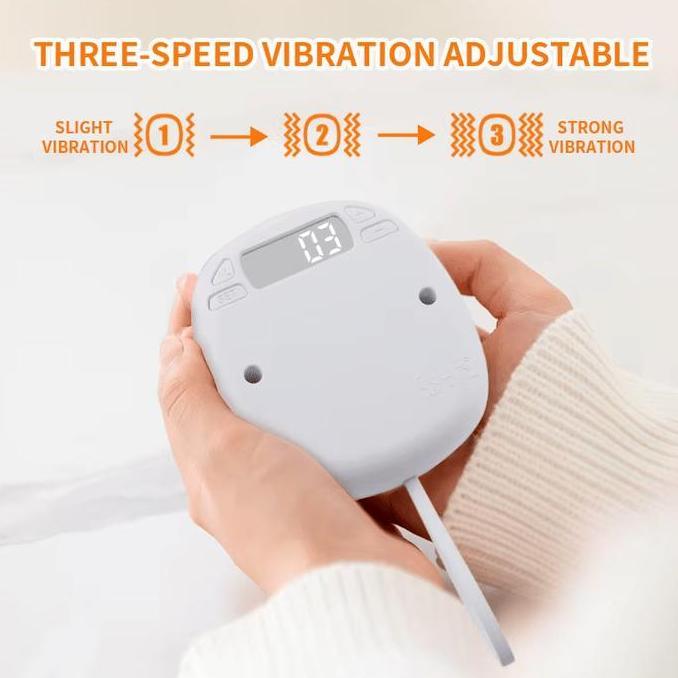 Ewimshonshop - Jam Alarm Led Getaran Powerful Vibration Rechargeable 12Mah