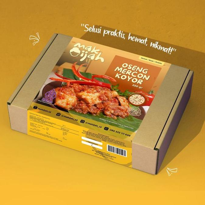 Kafegonzel - Oseng Mercon Koyor Tetelan Sapi Pedas Siap Makan