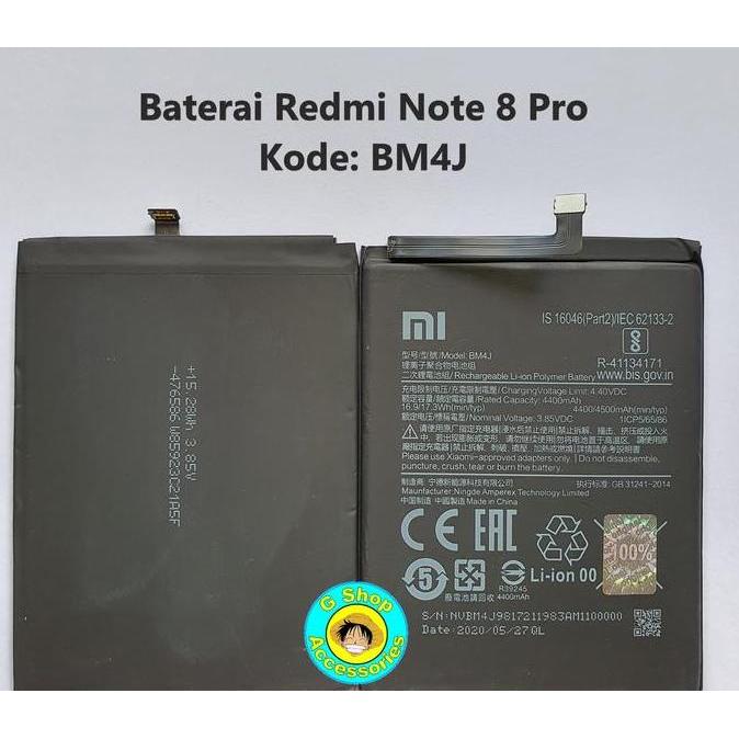 TERMURAH - Baterai Batre Original Redmi Note 8 Pro BM4J Redmi Note 8Pro Battery