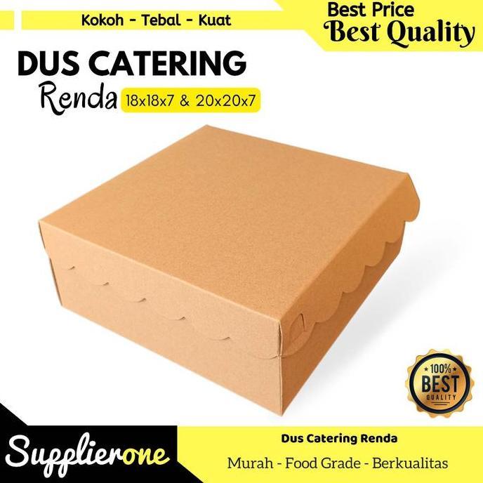 Baru- Dus Catering 25Pcs / Box Nasi / Kemasan Ayam Bakar / Box Catering / Lunch Box / Dus Nasi / Kem
