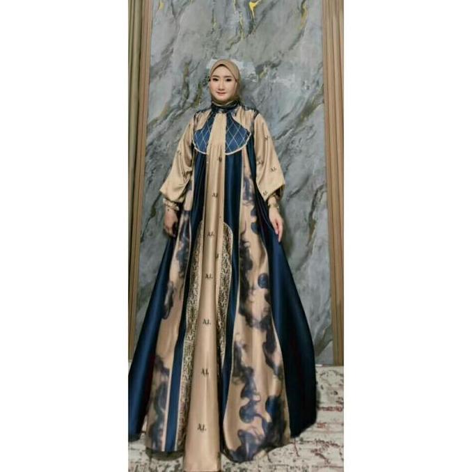 Murah Gamis Alqiblat Set 01  Outer Muslim Mewah