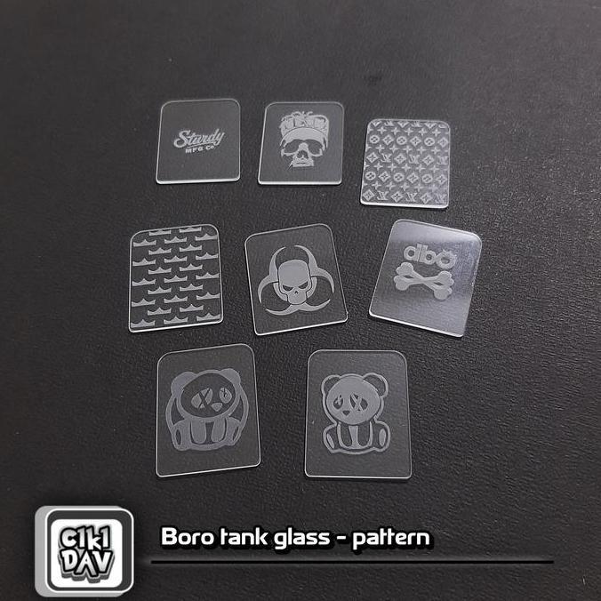 Xyxy- Boro Tank Glass Motif Kaca Boro