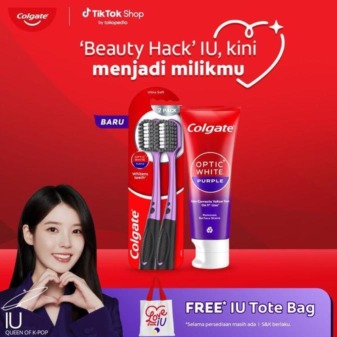 Givazila_store - Colgate Optic White Purple Toothpaste Pasta Gigi Pencerah, Melindungi Enamel Colgat
