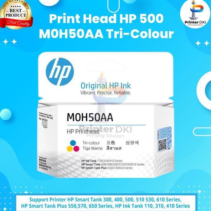 TERBARU - CARTRIDGE PRINTHEAD HP MOH50AA TRICOLOR (INKTANK & SMARTTANK) ORIGINAL