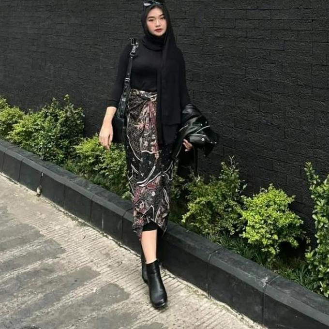 DF106 >> { FREE RING } ROK LILIT BATIK BAWAHAN KEBAYA / ROK KAIN LILIT BATIK WISUDA / ROK KAIN LILIT