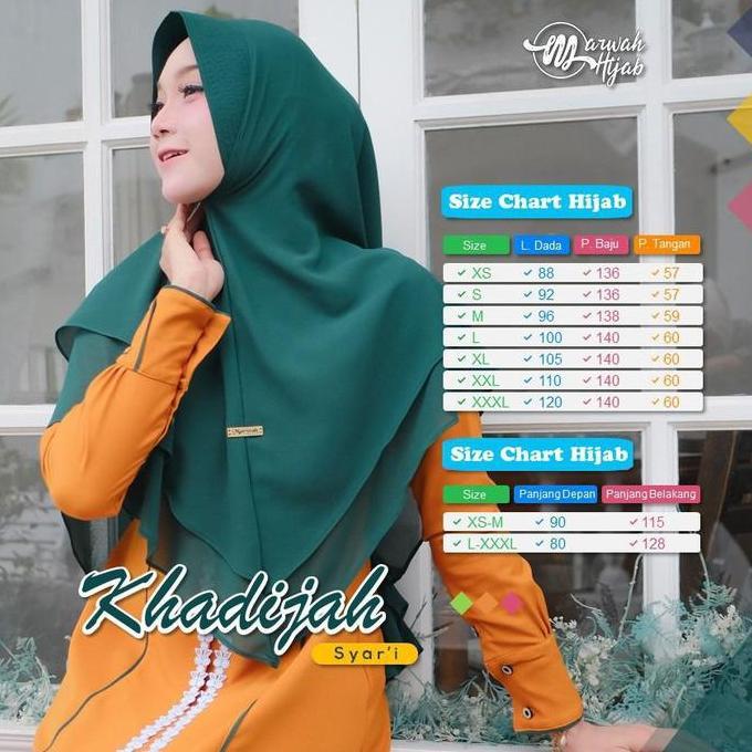 Ready Khadijah Syar'i by Marwah Hijab