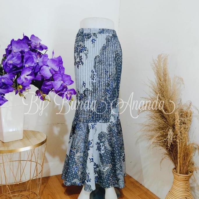 DR359 >> ROK DUYUNG PLISKET / ROK BATIK DUYUNG / ROK KEBAYA KONDANGAN BAWAHAN Wanita Panjang